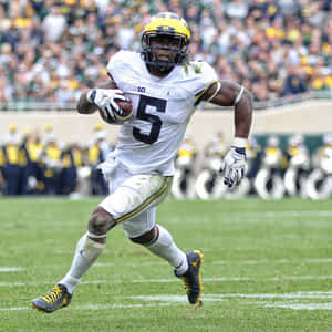 Jabrill Peppers Michigan Football Action Wallpaper
