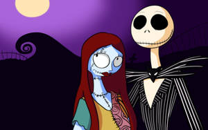 Jack And Sally Art Wallpaper