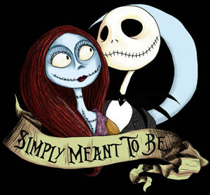 Jack And Sally Artwork Wallpaper