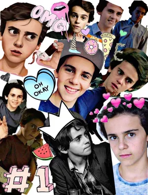Jack Dylan Grazer Collage Fan Art Wallpaper
