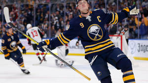 Jack Eichel Buffalo Sabres Celebration Wallpaper