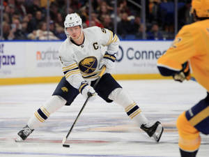 Jack Eichel Buffalo Sabres Split Attack Wallpaper