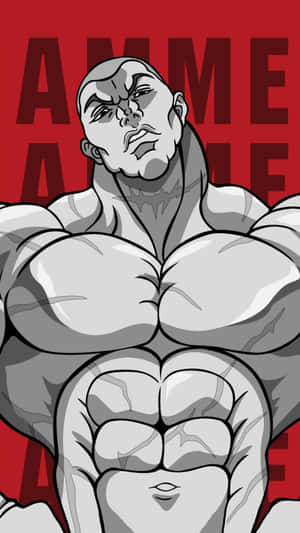 Jack Hanma Muscular Anime Character Wallpaper