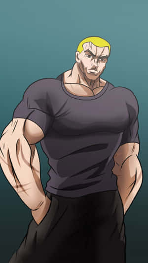 Jack Hanma Muscular Anime Character Wallpaper