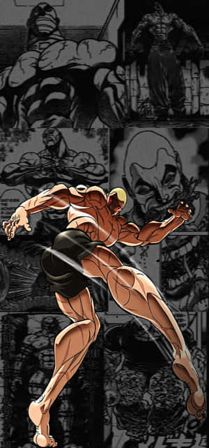 Jack_ Hanma_ Powerful_ Stance Wallpaper