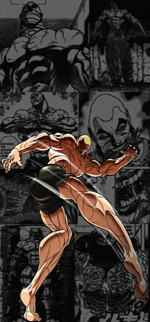 Jack_ Hanma_ Powerful_ Stance Wallpaper