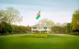 Jack Nicklaus Steps Onto The Augusta National Golf Course Wallpaper