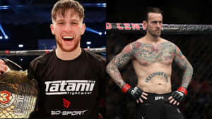 Jack Shore And Cm Punk In High Spirits Wallpaper