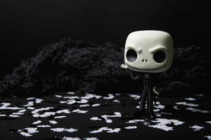 Jack Skeleton On Black Pc Wallpaper