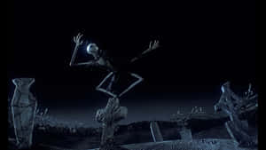 Jack Skellington Moonlit Lament Wallpaper