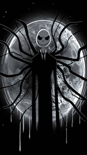 Jack Skellington Spider Silhouette Wallpaper