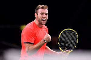 Jack Sock Fist Pump Wallpaper