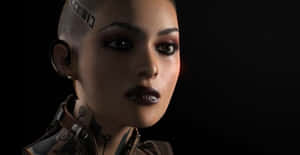 Jack, The Powerful Biotic From Mass Effect, In An Intense Moment Of Battle Wallpaper