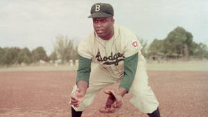 Jackie Robinson Classic Portrait Wallpaper