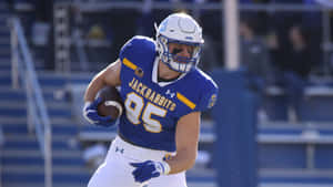 Jackrabbits Football Player Action Shot Wallpaper