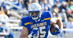 Jackrabbits Football Playerin Action Wallpaper