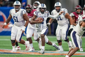 Jackson State Quarterback Action Shot Wallpaper