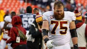 Jacksonville Jaguars Guard Brandon Scherff Candid Angle Shot Wallpaper