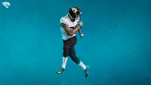 Jacksonville Jaguars Player In White Jersey Wallpaper