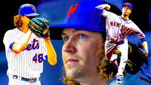 Jacob Degrom Different Poses Wallpaper