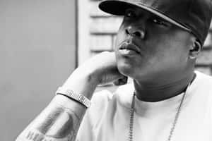 Jadakiss Blackand White Portrait Wallpaper