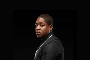 Jadakiss Portrait Black Background Wallpaper