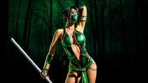 Jade Readies For Battle In Mortal Kombat Wallpaper