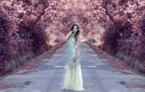 Jaded Woman Wallpaper