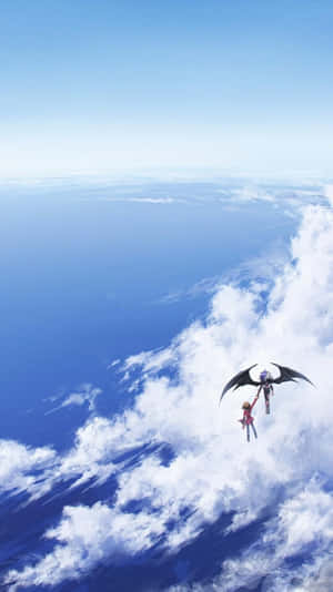 Jaden Yuki Powering Up In Duel Wallpaper