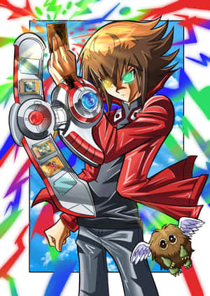 Jaden Yuki - Unleashing The Power Of Duel Monsters Wallpaper