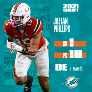 Jaelan Phillips2021 N F L Draft Selection Wallpaper