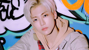 Jaemin Nct With Street Art Wallpaper