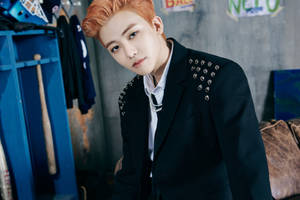 Jaemin Nct With Studded Blazer Wallpaper