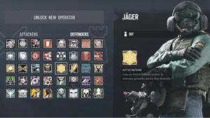 Jager, The Skilled Defender From Rainbow Six Siege, In Action Wallpaper