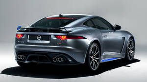 Jaguar F-type Rear Graphic Wallpaper