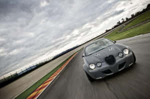 Jaguar X-type In Motion Wallpaper