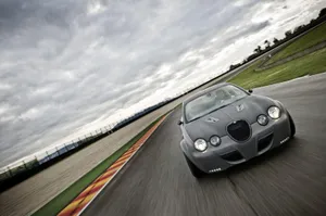 Jaguar X-type In Motion Wallpaper