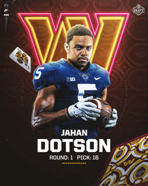 Jahan Dotson N F L Draft Announcement Wallpaper