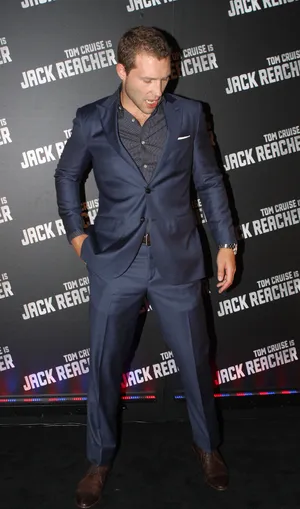 Jai Courtneyat Jack Reacher Premiere Wallpaper