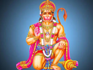 Jai Hanuman Red Tail Wallpaper