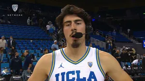 Jaime Jaquez Jr U C L A Basketball Interview Wallpaper