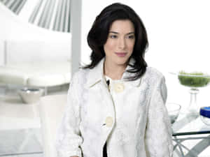 Jaime Murray In Elegant Attire Wallpaper