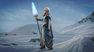 Jaina Proudmoore Snowy Landscape Wallpaper