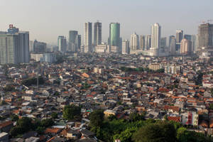 Jakarta Houses Overview Wallpaper