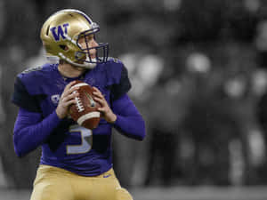 Jake Browning Washington Huskies Quarterback Wallpaper