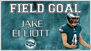 Jake Elliott Field Goal Eagles Wallpaper