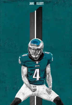 Jake Elliott Philadelphia Eagles Kicker Wallpaper