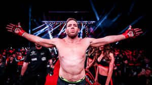 Jake Hager In Mma Fight Entrance Wallpaper