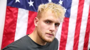 Jake Paul American Flag Backdrop Wallpaper