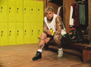 Jake Paul Locker Room Preparation Wallpaper